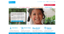 Desktop Screenshot of aldeasinfantiles.org.ar