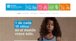 Desktop Screenshot of aldeasinfantiles.org.gt