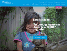 Tablet Screenshot of aldeasinfantiles.org.mx